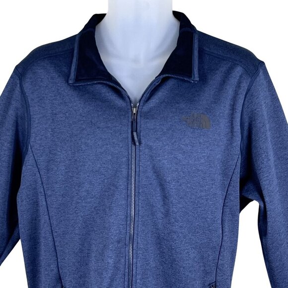The North Face Womens 2X Full Zip Skyline Navy Athleisure Stretchy Jacket Sporty - Picture 3 of 16